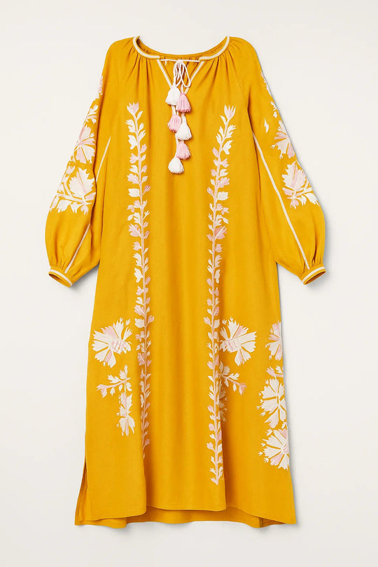 Kara - Bohemian maxi-jurk met bloemenprint 1