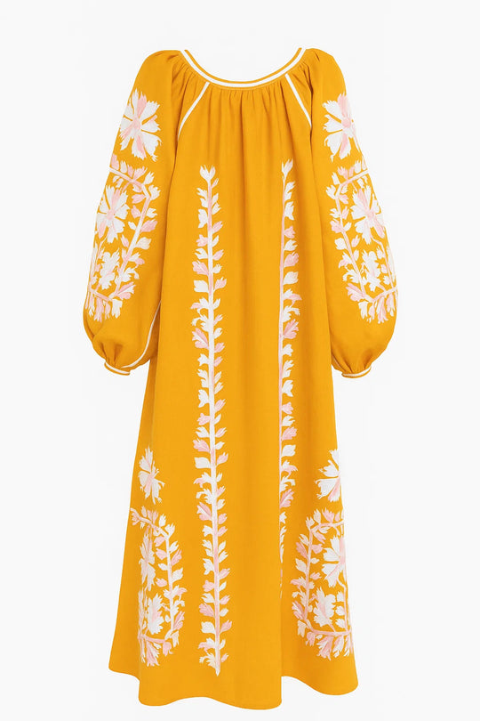Kara - Bohemian maxi-jurk met bloemenprint 2