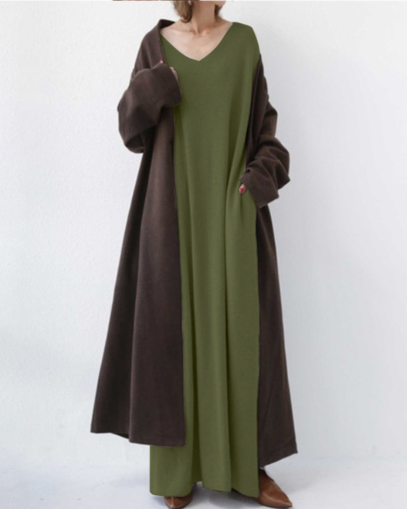 Lange Mouwen Jurk Dames | Moeiteloos Flatterend