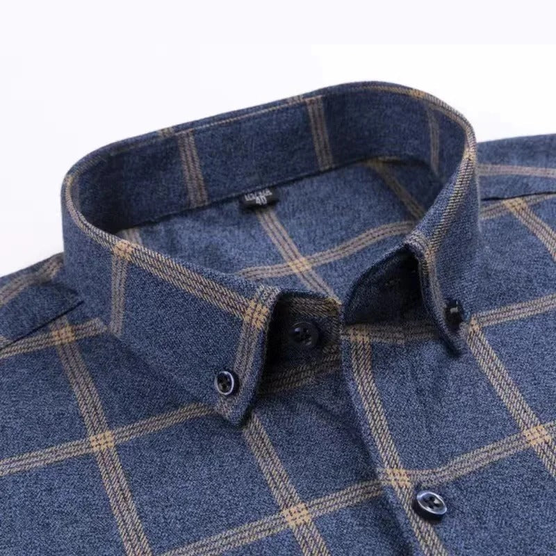 Lange Mouwen Polo Heren | Button-down Kraag & Comfortabele Pasvorm