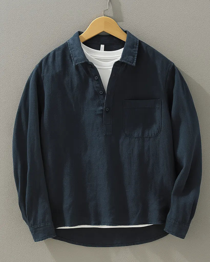 Lange Mouwen Polo Heren | Luchtig Zomercomfort & Instap-Gemak