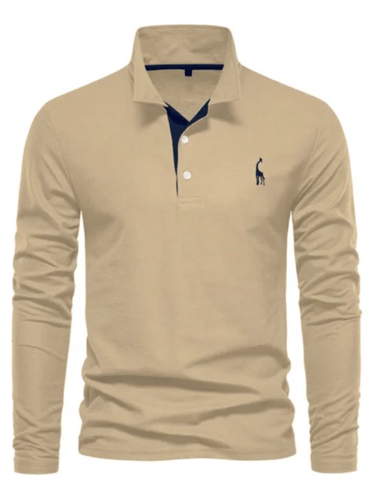 Lange Mouwen Top Heren | Verzorgde Polokraag & Comfortabele Pasvorm