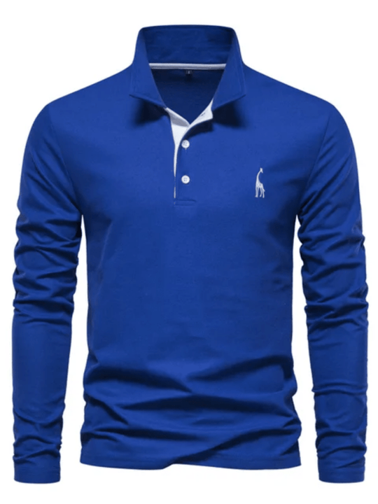 Lange Mouwen Top Heren | Verzorgde Polokraag & Comfortabele Pasvorm
