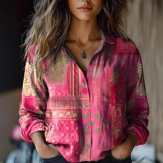 Bloemenblouse Dames Bohemien Print | Oversized 1