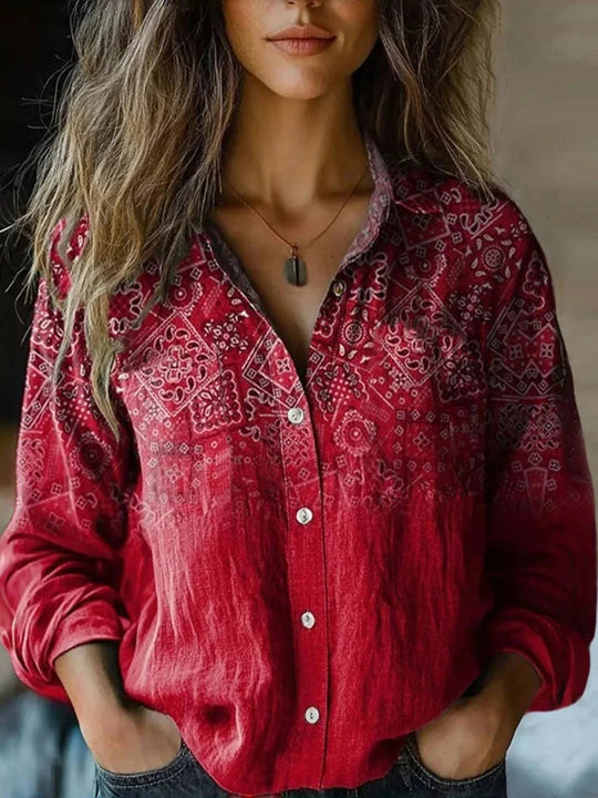 Bloemenblouse Dames Bohemien Print | Oversized 8