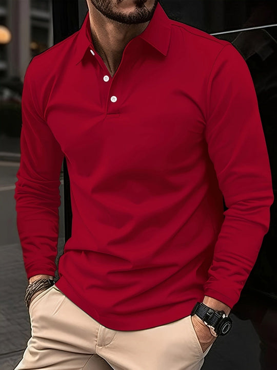 Lange mouwen polo Heren | Net & Comfortabel
