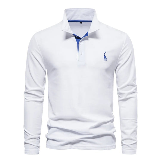Polo Shirt Heren Knoop Hals Casual 1