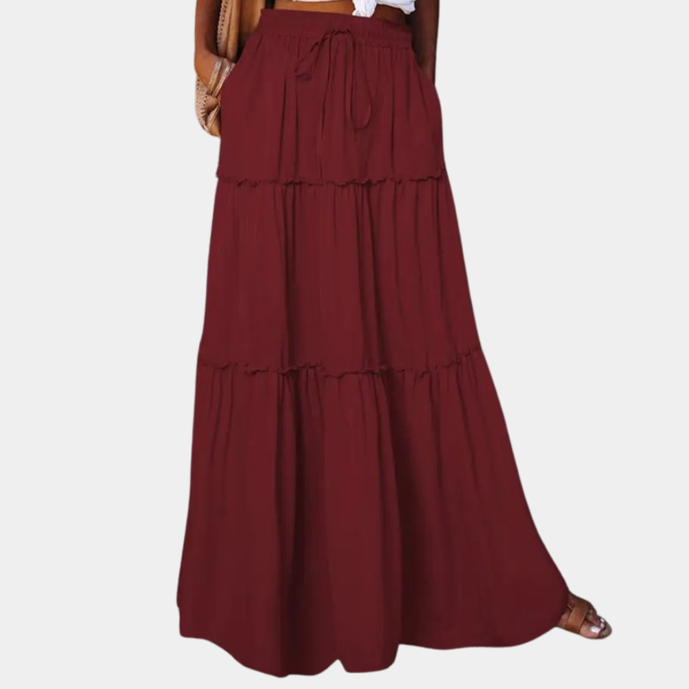 Langer Boho-Rock Damen - Esila