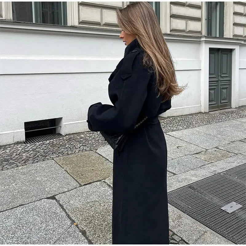 Langer Wintermantel Damen | Trendiger Mantel | Warm & Elegant in der Kälte 5