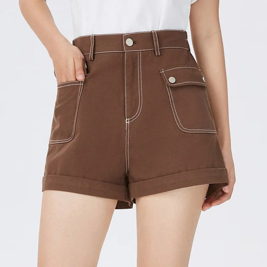 Lässige Sommer-A-Linien-Shorts Damen - Odette 2