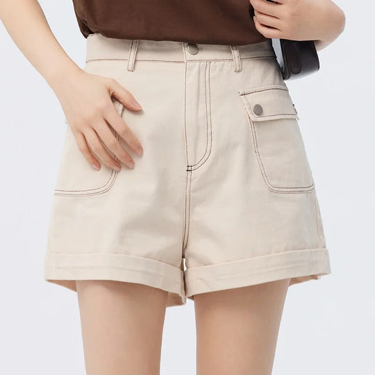 Lässige Sommer-A-Linien-Shorts Damen - Odette 3