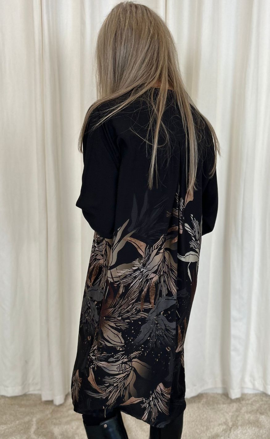 Lässiges Damenkleid mit Langen Ärmeln - Katrina