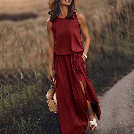 Lässiges Maxi-Sommerkleid Damen - Natalie 8