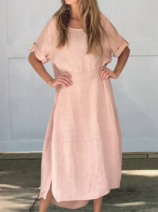 Lässiges Midi-Blusenkleid Damen - Meah 3