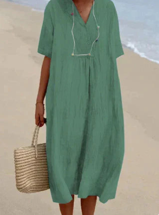 Lässiges Midi-Sommerkleid Damen - Amanda 10
