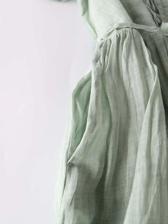 Lässiges Midi-Sommerkleid Damen - Jeecey – Bild 5