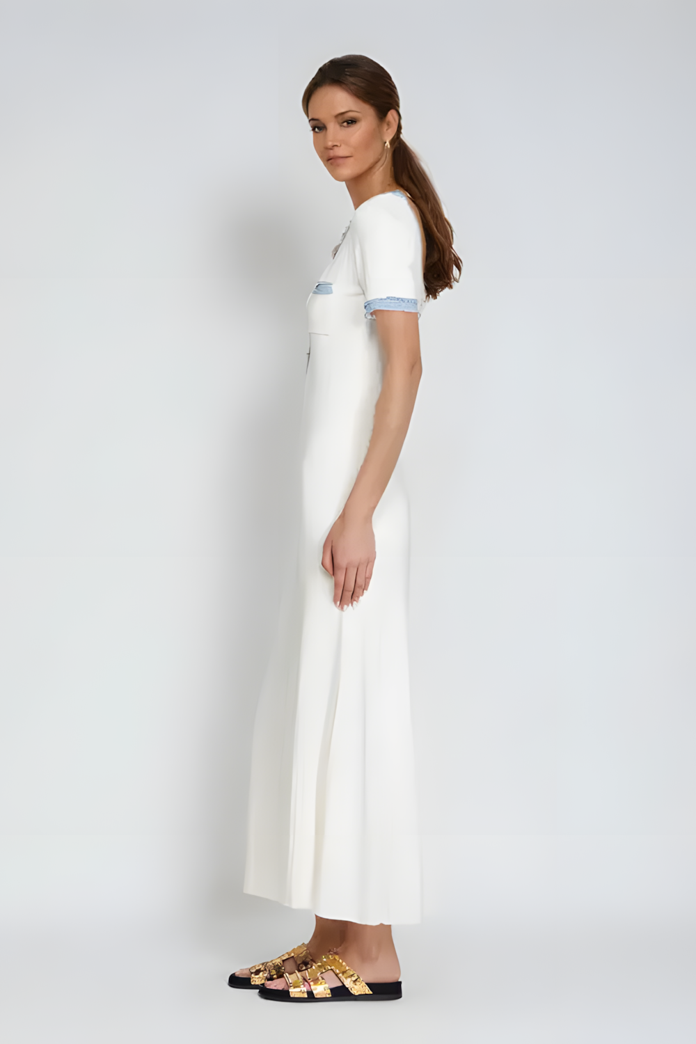 Lässiges Midi-Sommerkleid Damen - Sandra 5