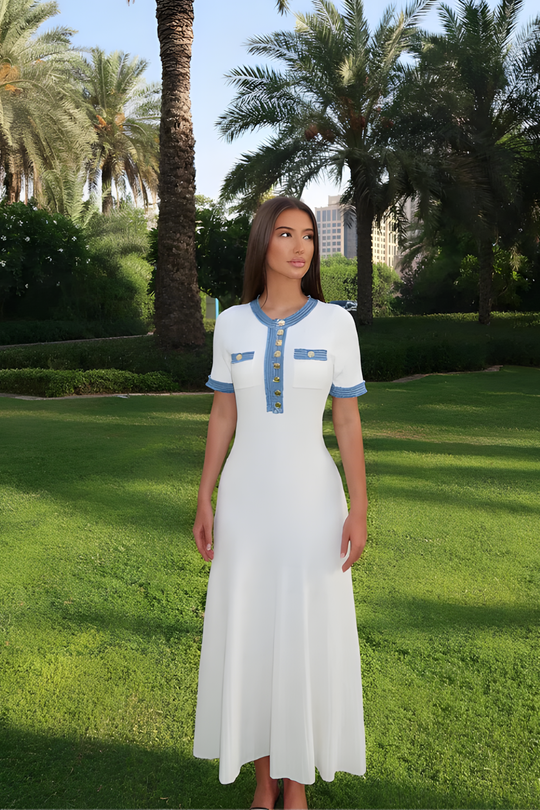Lässiges Midi-Sommerkleid Damen - Sandra 1