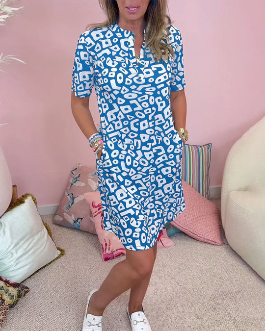 Lässiges Polo-Mini-Sommerkleid Damen - Roxanne 1