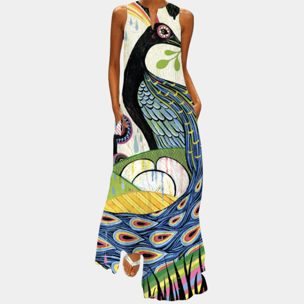 Lebendiges und Verspieltes Damenkleid - Isla 2