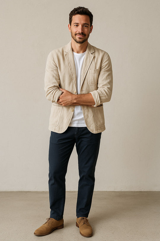 Leichter Blazer Herren | Atmungsaktiv & Leger