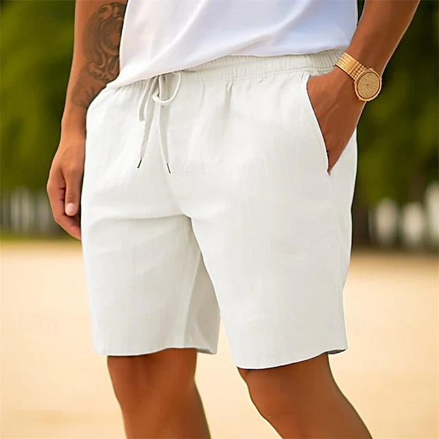Liam™ Heren Zomerse Linnen Short 0