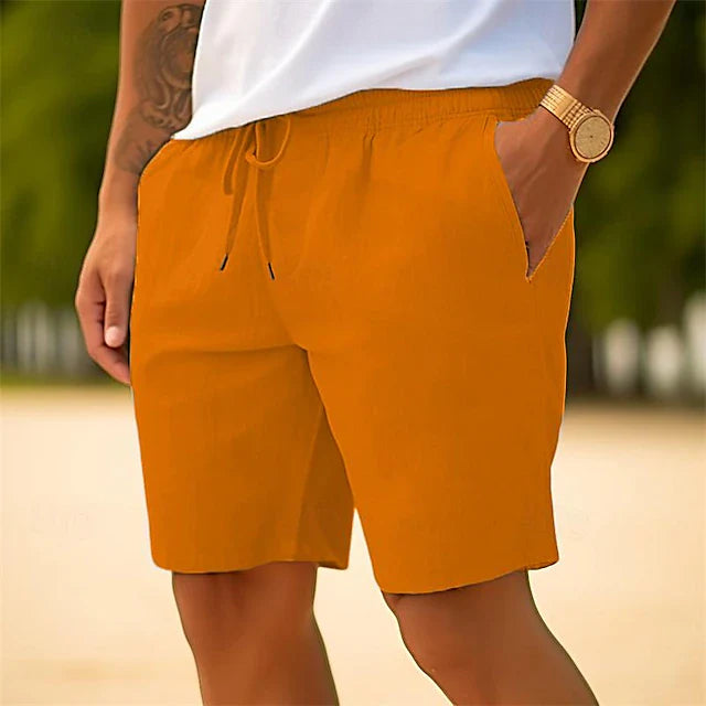 Liam™ Heren Zomerse Linnen Short 4