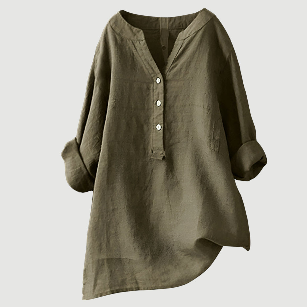 Linnen Blouse Dames | Luchtig comfort & losvallende pasvorm