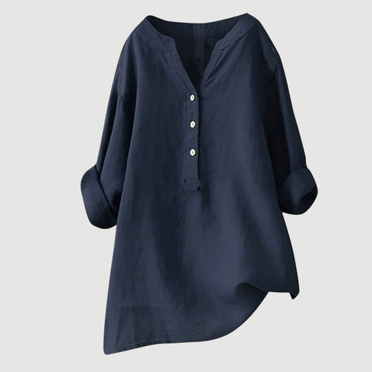 Linnen Blouse Dames | Luchtig comfort & losvallende pasvorm