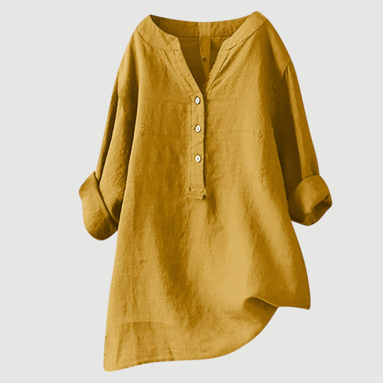 Linnen Blouse Dames | Luchtig comfort & losvallende pasvorm