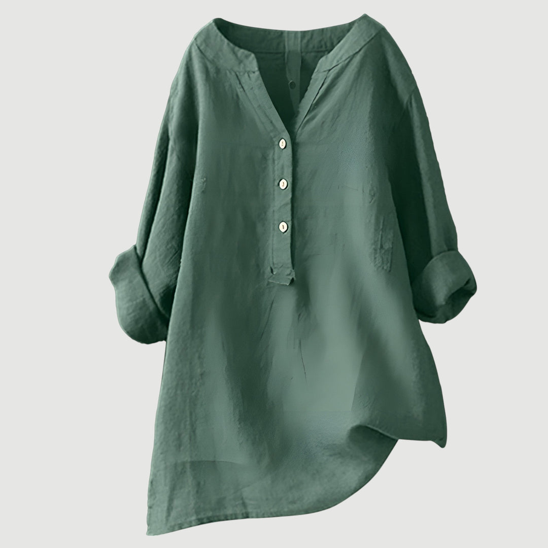 Linnen Blouse Dames | Luchtig comfort & losvallende pasvorm