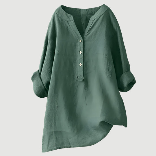 Linnen Blouse Dames | Luchtig comfort & losvallende pasvorm