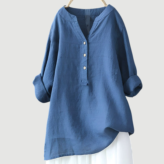 Linnen Blouse Dames | Luchtig comfort & losvallende pasvorm