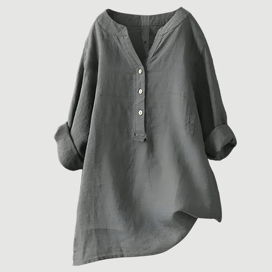Linnen Blouse Dames | Luchtig comfort & losvallende pasvorm