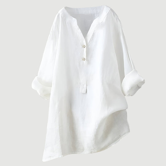 Linnen Blouse Dames | Luchtig comfort & losvallende pasvorm