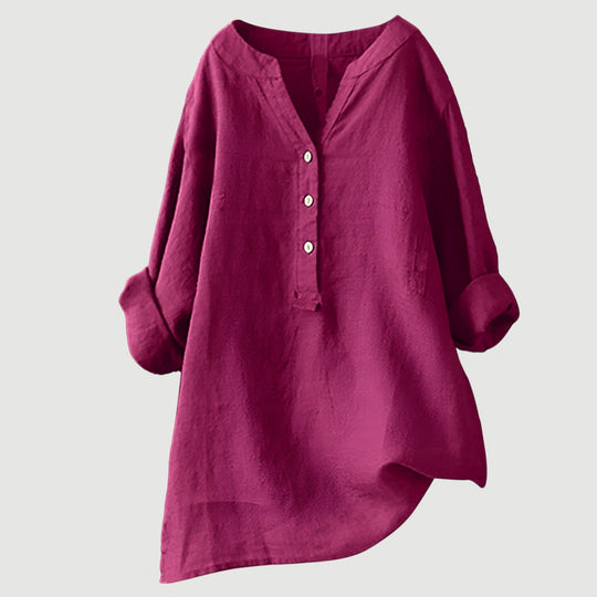 Linnen Blouse Dames | Luchtig comfort & losvallende pasvorm