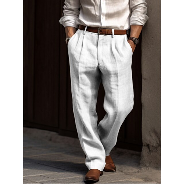 Linnen Broek Heren | Ademend & Sneldrogend Draagcomfort
