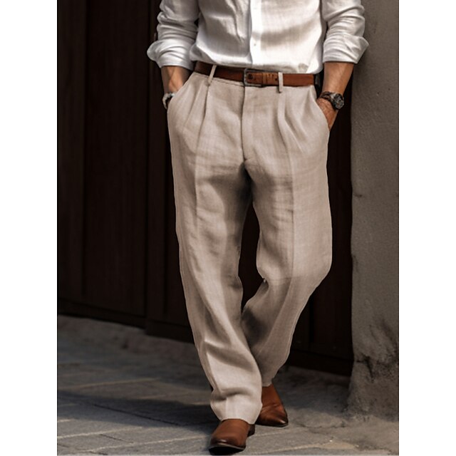 Linnen Broek Heren | Ademend & Sneldrogend Draagcomfort