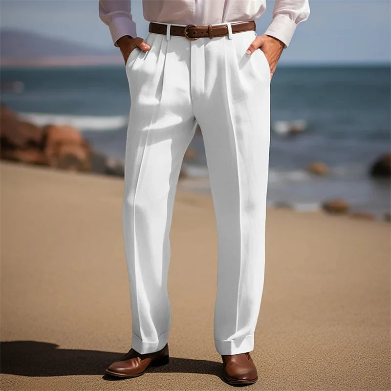 Linnen Broek Heren | Luchtig Draagcomfort & Taps Silhouet