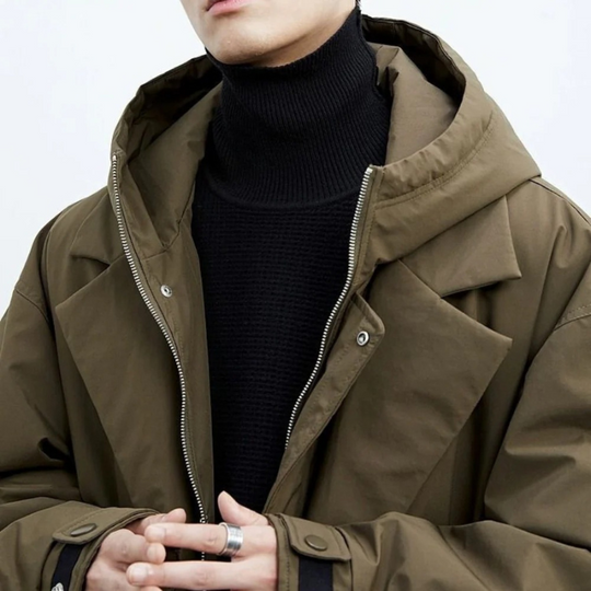 Puffer Trenchjacke Herren | Wasserabweisend & Warm