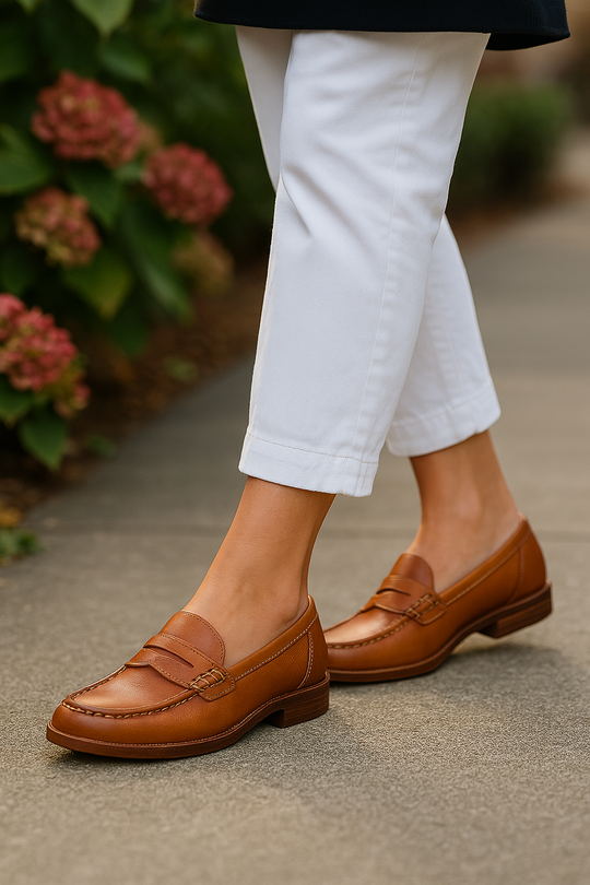 Loafers Dames | Klassieke Penny Loafers & Tijdloos Leren Comfort