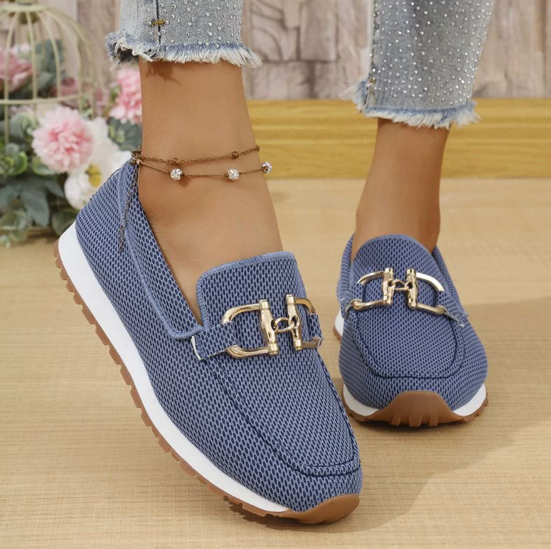 Loafers Dames | Orthopedisch Comfort & Gouden Detail