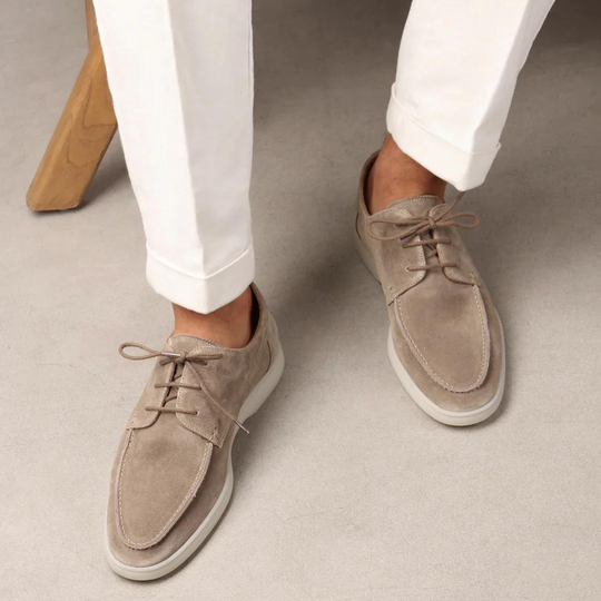 Loafers Heren | Premium Suède & Klassieke Vetersluiting