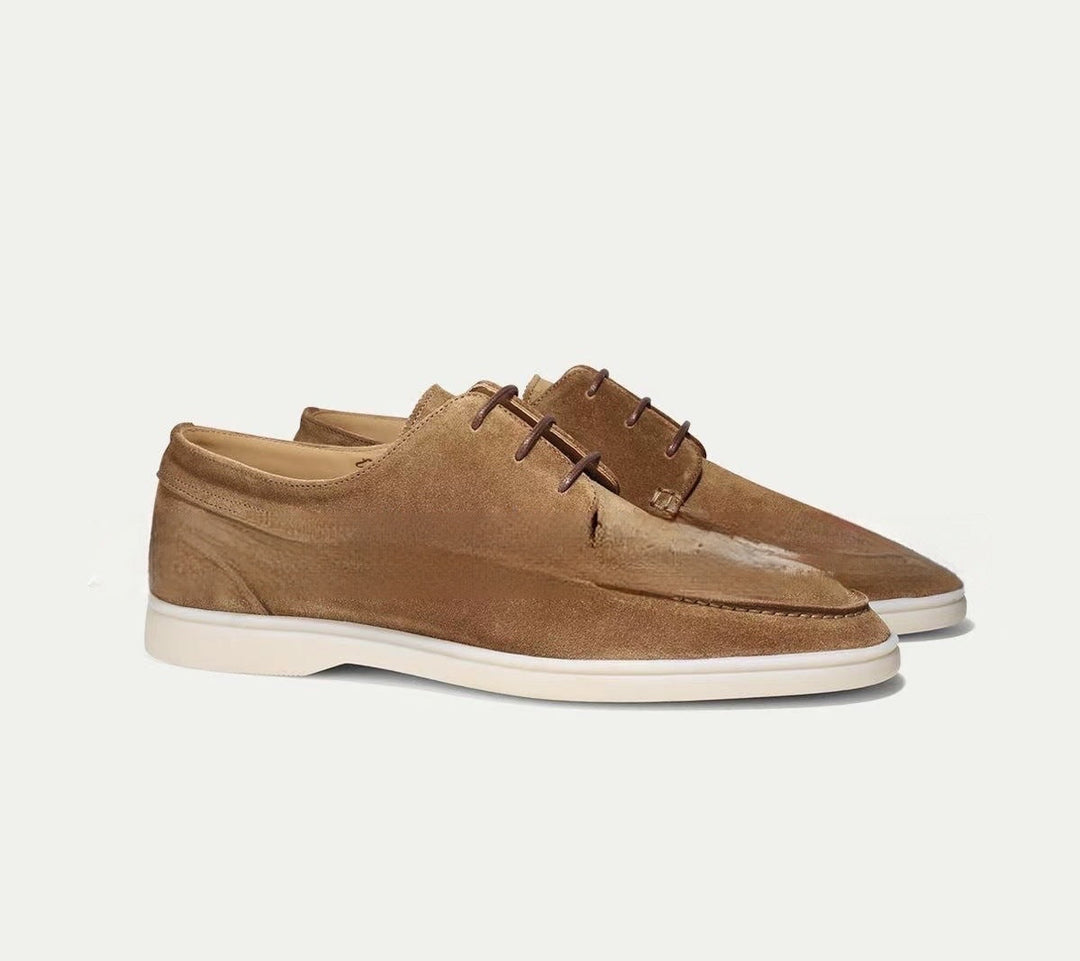 Loafers Heren | Premium Suède & Klassieke Vetersluiting
