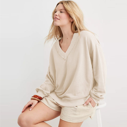 Loungeset Damen | V-Ausschnitt & Lockere Passform