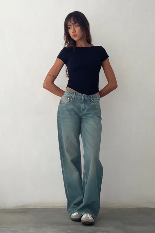 Low waist jeans dames | Straight-leg pasvorm & all-day comfort
