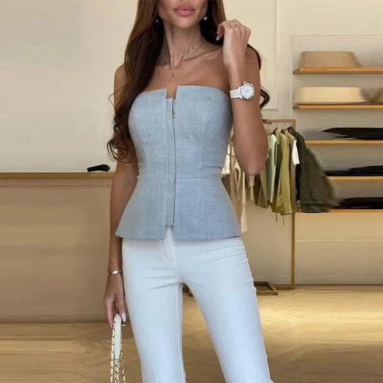 Luftiges Bandeau-Top Damen - Lina 3