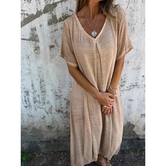 Luftiges Modisches Leichtes Kleid Damen 1