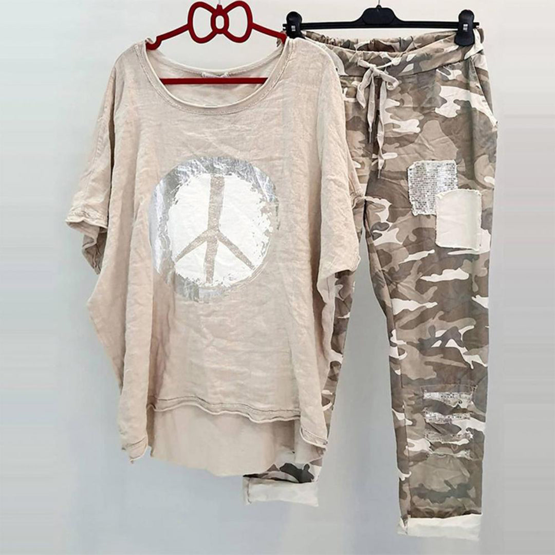 Luftiges Zweiteiliges Sommerset Damen für einen Frischen Look - Annoeska