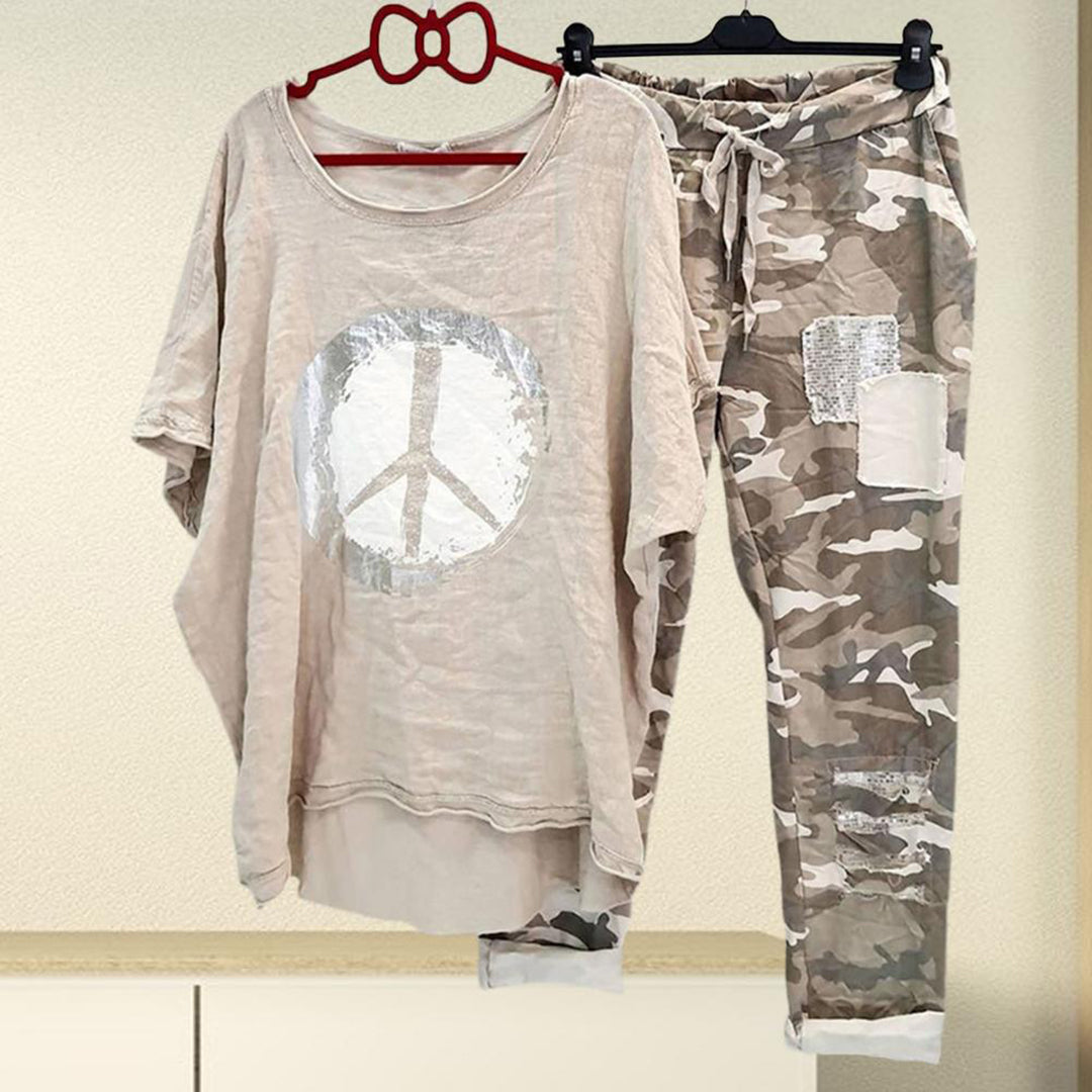 Luftiges Zweiteiliges Sommerset Damen für einen Frischen Look - Annoeska